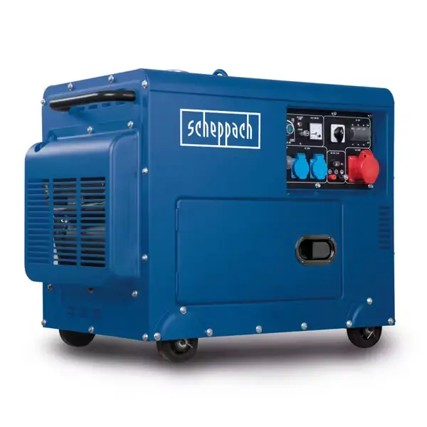 Garantierte Lieferung Diesel Stromerzeuger SG5200D Scheppach - 7,7PS | 5000W | Elektrostart | 2x 230V, 1x 400V Steckdose