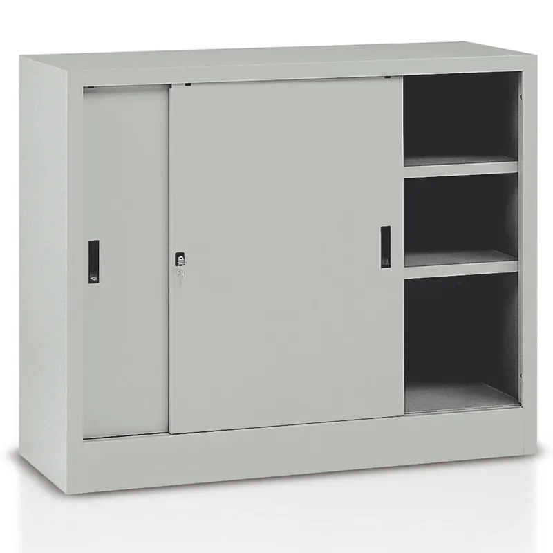 Solange Der Vorrat Reicht Armadietto ante scorrevoli e 2 piani regolabili mm.1200x500x1000 Tecnotelai E380