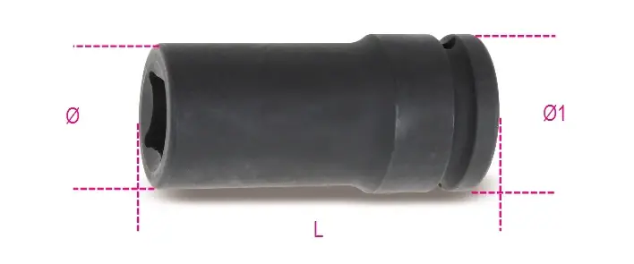 Bussole Beta 728Lq a macchina rinforzate 3/4"SERIE LUNGA per dadi ruote ISUZU Wochenendangebot