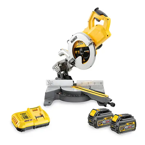 Angebot Segatrice troncatrice DeWalt 250mm 54V 6Ah XR FLEXVOLT DCS778T2