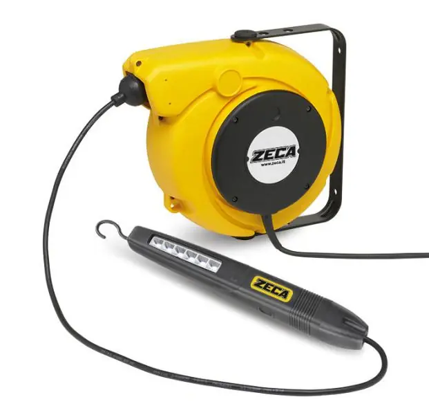 Avvolgicavo con lampada Led 5907/100 24V Zeca Neue Kollektion