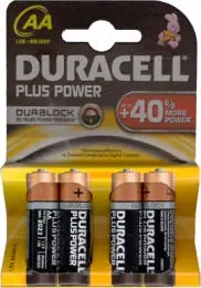 Pile alcaline Duracell plus power "duralock" stilo AA Heißes Angebot