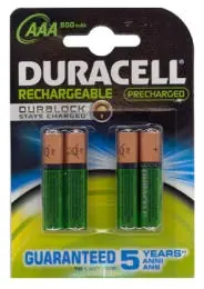 Pile ricaricabili Ni-MHh Duracell mini stilo AAA Wochenendangebot