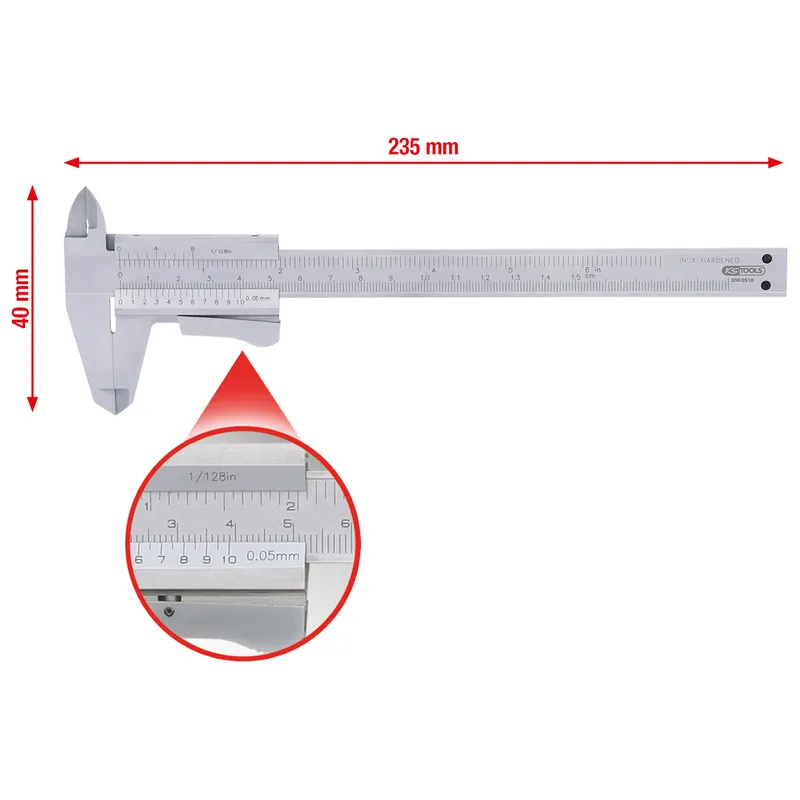 Bestseller Taschen-Messschieber 0-150mm, 235mm
