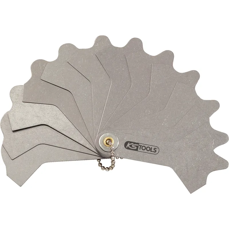 Schweißnahtlehre, 12 Blatt, 3-12mm Top-Angebot