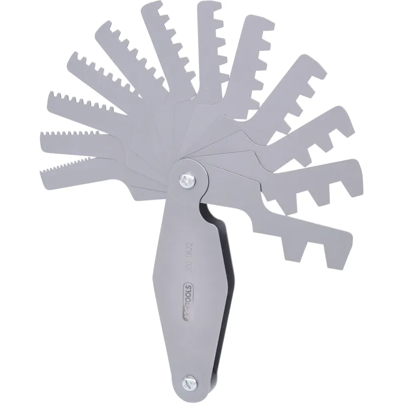 Schneller Versand Trapez-Gewindestahllehre, für 30° Gewinde, 2-12mm