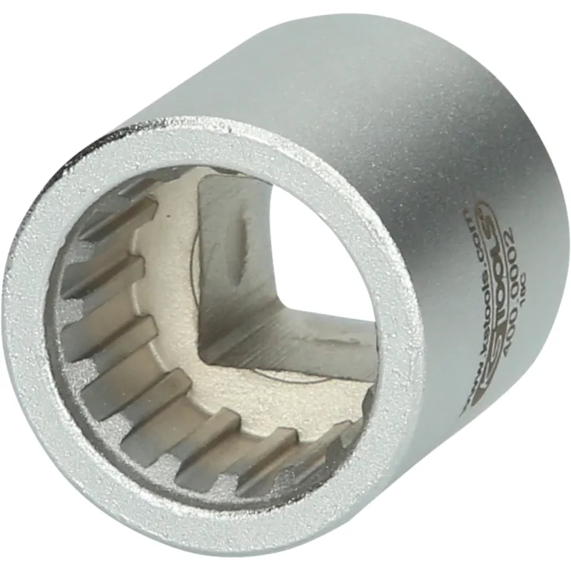 Billig 1/2" Spezial Stecknuss mit Sonderprofil, matt, 30 mm