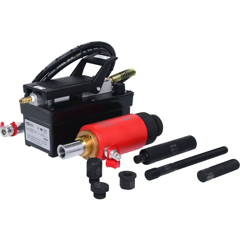 Neu Im Sortiment Hydraulik-Einheit 22t, mit Luft-Hydraulik-Pumpe, 13-tlg