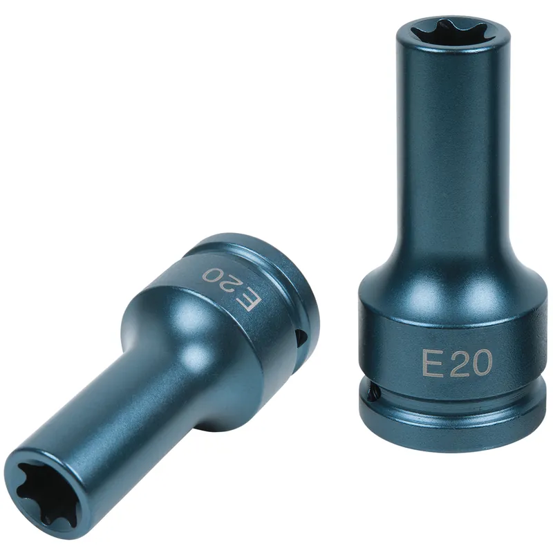 Sichere Zahlung 3/4" Torx-E-Kraft-Stecknuss, lang, E20