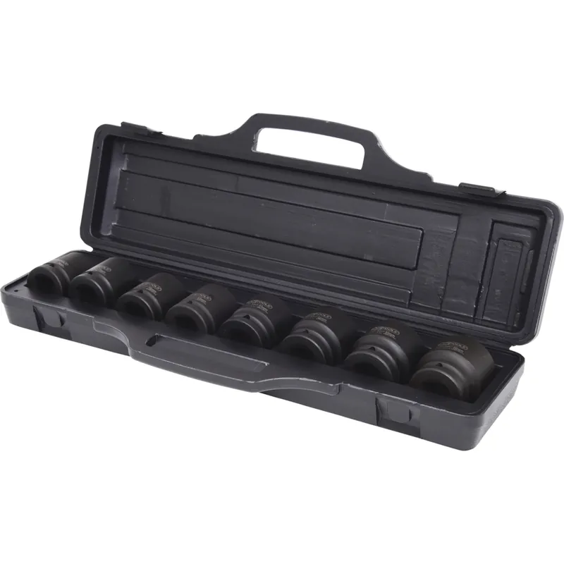3/4" Sechskant-Kraft-Stecknuss-Satz, 8-tlg kurz, 24-38mm Nur Für Kurze Zeit