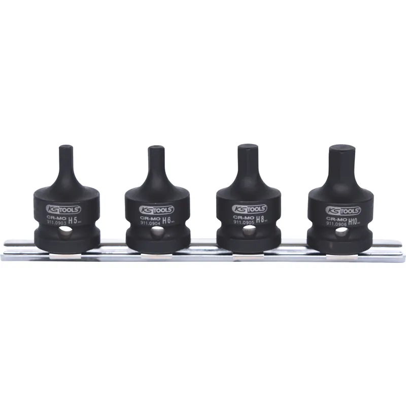 Jetzt Kaufen 1/2" Kraft-Bit-Stecknuss-Satz, kurz, 4-tlg