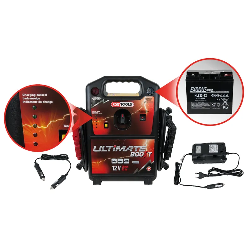 12 V Batterie-Booster, mobiles Starthilfegerät 850 A Neu Im Sortiment