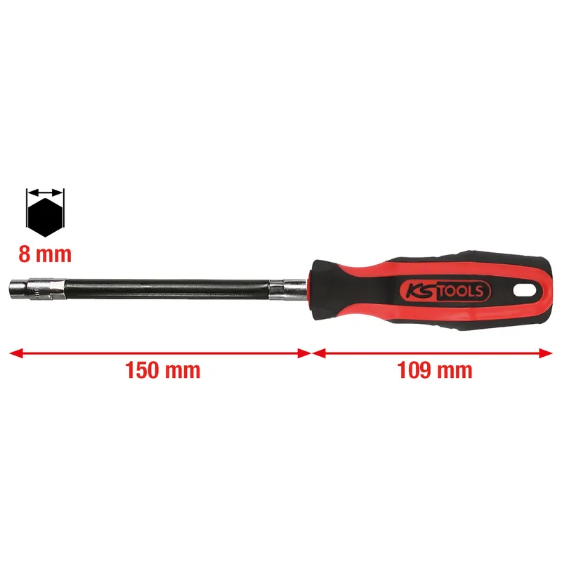 Schnäppchen ERGOTORQUE Stecknuss-Schraubendreher, 8mm