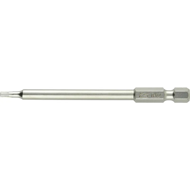 Must-Have 1/4" Torx-Bit T10, 89mm lang, m.Bohrung
