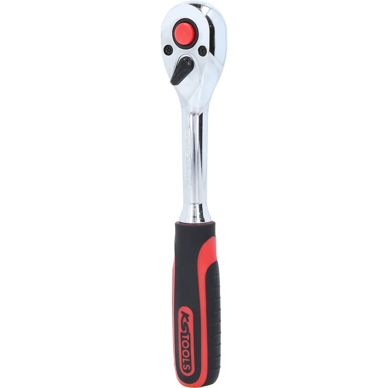 Kracherpreis 3/8" CHROMEplus Umschaltknarre, 72 Zahn, Kunststoffgriff